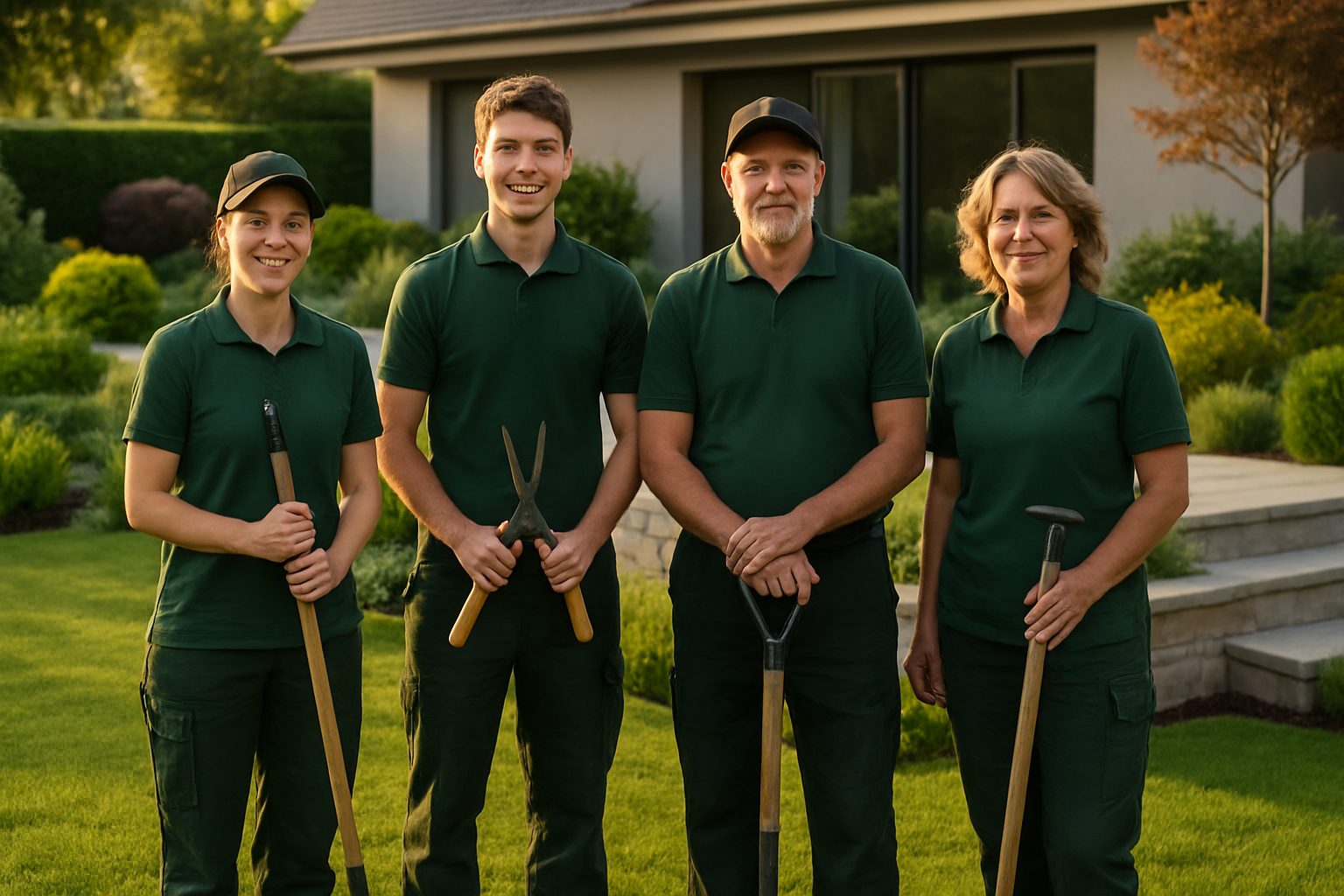 Das Team von Grünwerk Garten- & Landschaftsbau